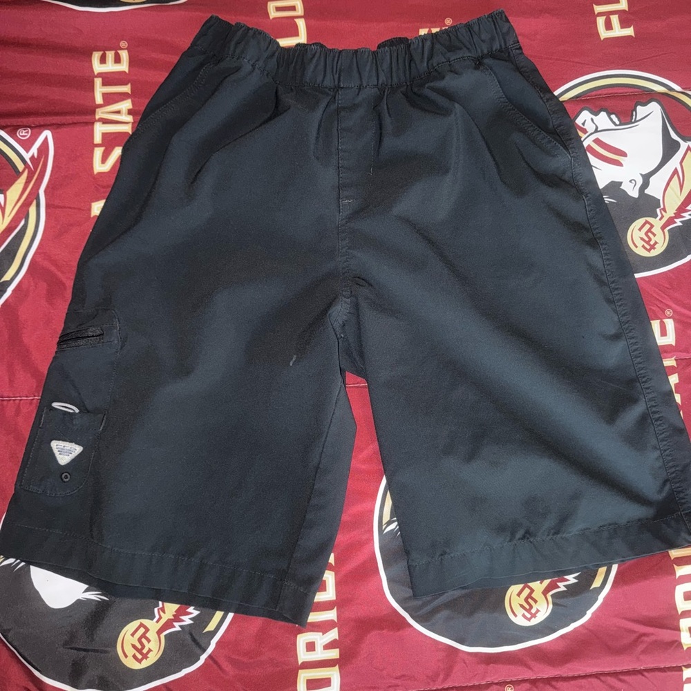 Columbia Black PFG Shorts